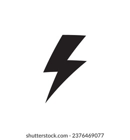 Energy icon. Lightning flat sign design. Energy symbol vector pictogram. Thunder sign. UX UI icon
