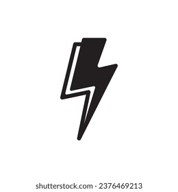 Energy icon. Lightning flat sign design. Energy symbol vector pictogram. Thunder sign. UX UI icon