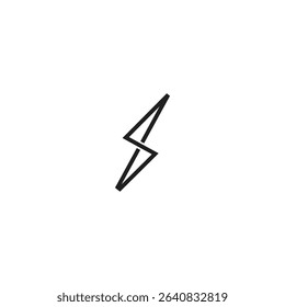 energy icon  lightning icon vector