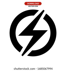 energy icon or logo isolated sign symbol vector illustration - high quality black style vector icons
