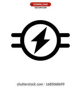 energy icon or logo isolated sign symbol vector illustration - high quality black style vector icons
