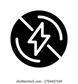 Energy  icon or logo isolated sign symbol vector illustration - high quality black style vector icons
