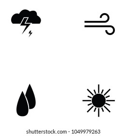 energy icon set