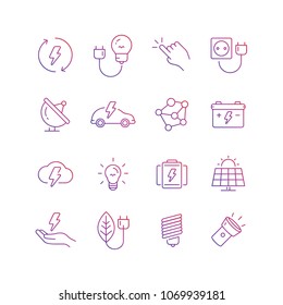 Energy Icon Set