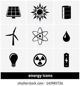 Energy Icon Set