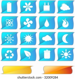 Ícone de energia definido