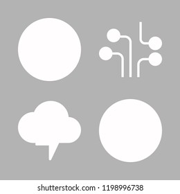 energy icon set. vector set about circuit, light bolt, oils and gas station icons set.