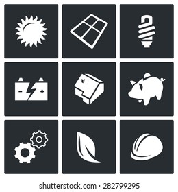 Energy icon. Vector Illustration.