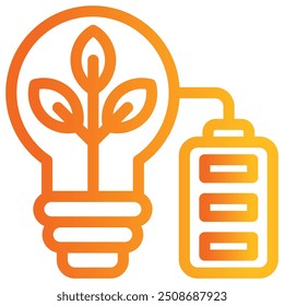 energy icon vector illustration concept for renewable energy icons with perfect gradient color symbol background