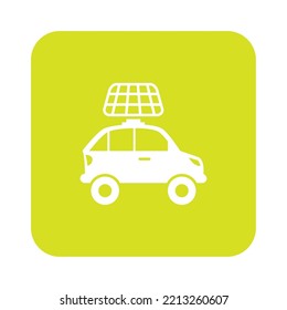 energy icon vector image with yellow background with white lines.
