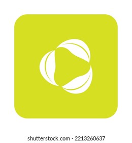 energy icon vector image with yellow background with white lines.