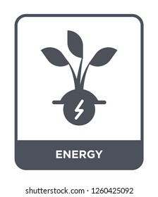 energy icon vector on white background., energy simple element illustration