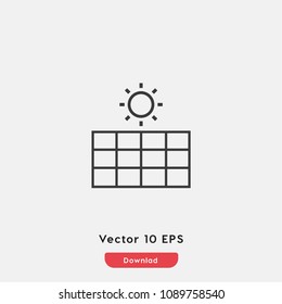 Energy icon vector, power symbol. Modern flat vector illustration for web and mobile app