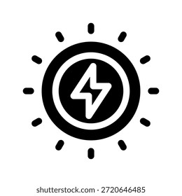 Ilustração do design do símbolo do vetor do ícone de energia