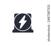 Energy icon. vector.Editable stroke.linear style sign for use web design,logo.Symbol illustration.