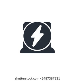 Energy icon. vector.Editable stroke.linear style sign for use web design,logo.Symbol illustration.