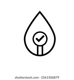 energy icon. water energy. hydroelectric power. Collection of renewable energy, ecology and green electricity icons. Line design style. vector design