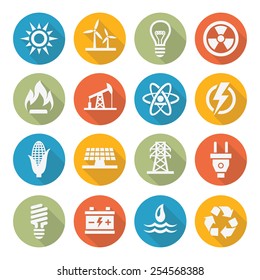 Iconos de energía