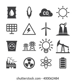Energy icons