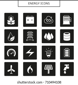 energy icons