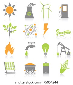 Energy icons