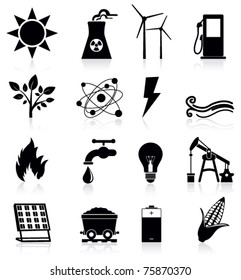 Iconos de energía