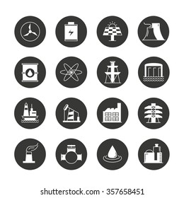 energy icons, industry icons, energy buttons, energy vector, energy symbol