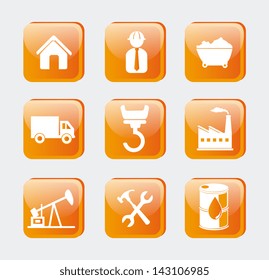 energy icons over white background vector illustration