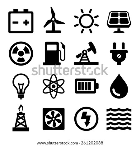 Energy Icons Set