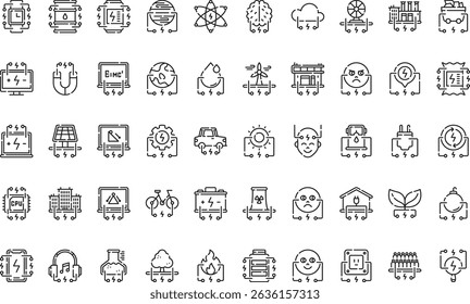 Energy icons icons Simple vector icon. Illustration symbol design template for web mobile UI element. 