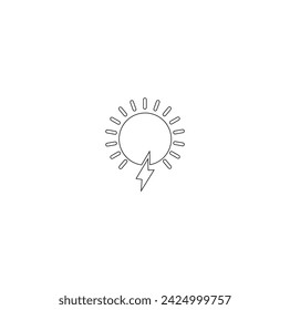 Energy Icons - Vector Line Series. Green energy icon set. Collection of renewable energy, ecology and green electricity icons. Eco friendly related thin line icon set in minimal style.