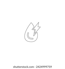 Energy Icons - Vector Line Series. Green energy icon set. Collection of renewable energy, ecology and green electricity icons. Eco friendly related thin line icon set in minimal style.