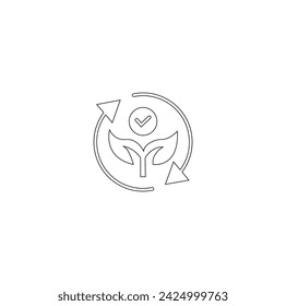 Energy Icons - Vector Line Series. Green energy icon set. Collection of renewable energy, ecology and green electricity icons. Eco friendly related thin line icon set in minimal style.