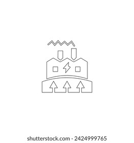 Energy Icons - Vector Line Series. Green energy icon set. Collection of renewable energy, ecology and green electricity icons. Eco friendly related thin line icon set in minimal style.