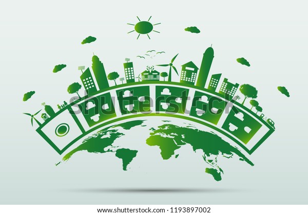 Energy Ideas Save World Concept Power Stock Vector (royalty Free 