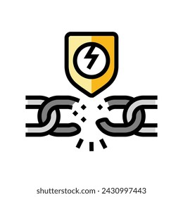 energy independence hydroelectric power color icon vector. energy independence hydroelectric power sign. isolated symbol illustration