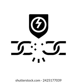 energy independence hydroelectric power glyph icon vector. energy independence hydroelectric power sign. isolated symbol illustration