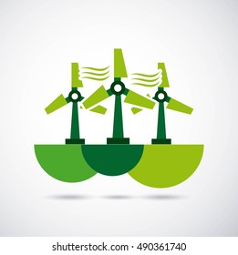 energy industry concept icon vector illustration design