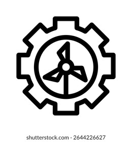 Energy Industry Icon Vector Symbol Design Illustration