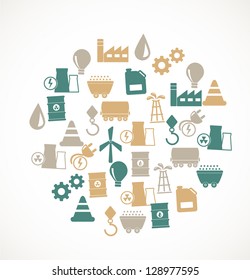 Energy and industry icons