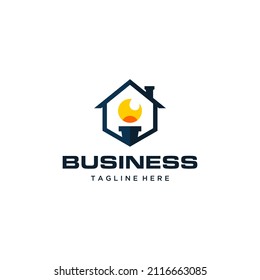 Energy industry logo design vector illustration