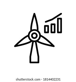 energy investment icon vector illustration