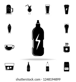 energy juice in a bottle icon. Drink icons universal set for web and mobile