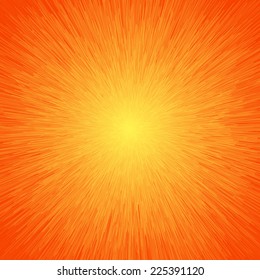 Energy Light Abstract Background In Orange Colors