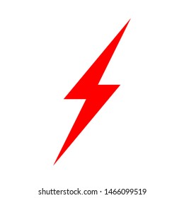 Energy and lightning electricity sign icon