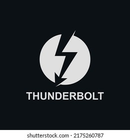 energy and lightning logo design