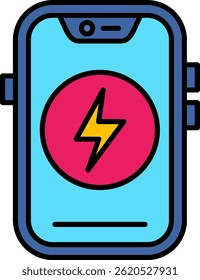 Energielinienvektordesign