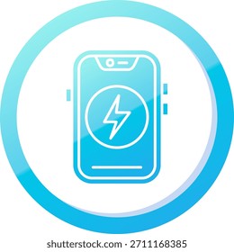 Energy Line vector Icon Design