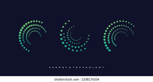Energy logo with creative concept Premium Vector