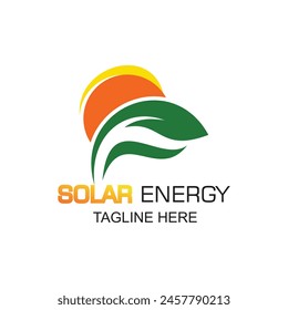 Diseño de logotipo de energía concepto simple Vector Premium
